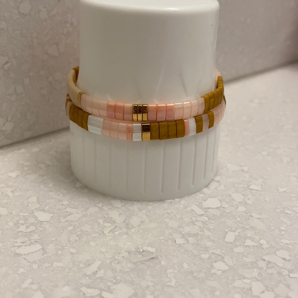 Tile bracelets!!! 2 in this set!!